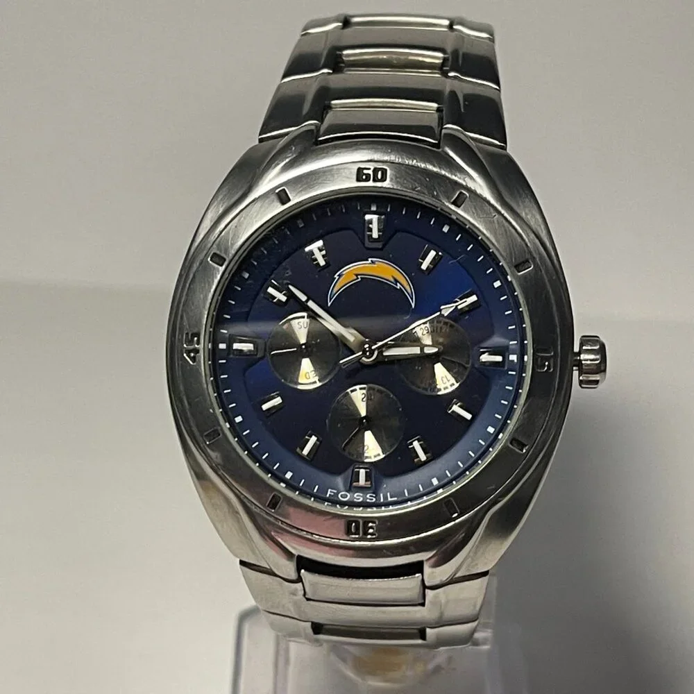 Los Angeles Chargers NFL Stainless-Steel Watch by Fossil NEW (RARE)